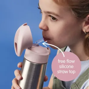 Ισοθερμικό παγούρι 500ml με καλαμάκι - blush crush