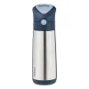 Ισοθερμικό παγούρι 500ml με καλαμάκι - midnight