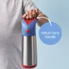 Ισοθερμικό παγούρι 500ml με καλαμάκι - midnight