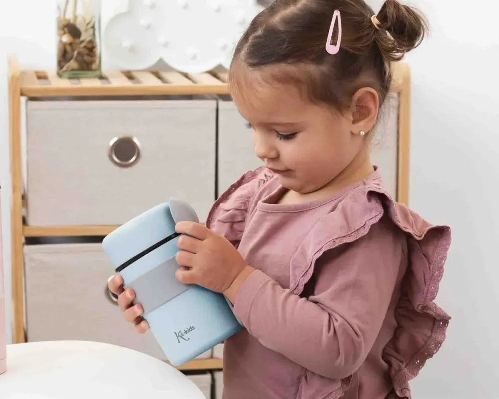 KIOKIDS ΘΕΡΜΟΔΟΧΕΙΟ ΦΑΓΗΤΟΥ 500ml ΣΙΕΛ ΜΕ ΚΟΥΤΑΛΑΚΙ