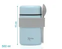 KIOKIDS ΘΕΡΜΟΔΟΧΕΙΟ ΦΑΓΗΤΟΥ 500ml ΣΙΕΛ ΜΕ ΚΟΥΤΑΛΑΚΙ