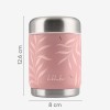 Θερμός φαγητού 400ml Flora Ροζ