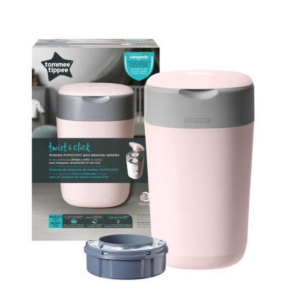 TT TWIST & CLICK GENTLE PINK ΚΑΔΟΣ ΑΠΟΡΡΙΨΗΣ ΠΑΝΑΣ ΡΟΖ