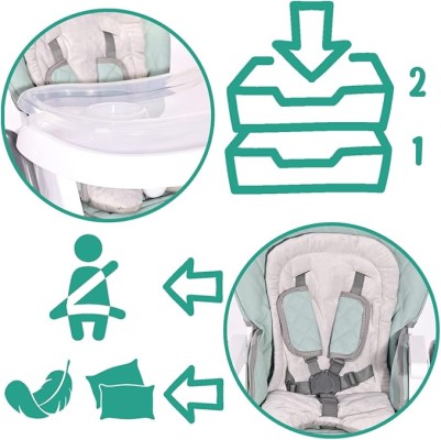 HIGH CHAIR PARTY COOL GREY LEATHER ΚΑΡΕΚΛΑ ΦΑΓΗΤΟΥ HIGH CHAIR PARTY COOL GREY LEATHER ΚΑΡΕΚΛΑ ΦΑΓΗΤΟΥ