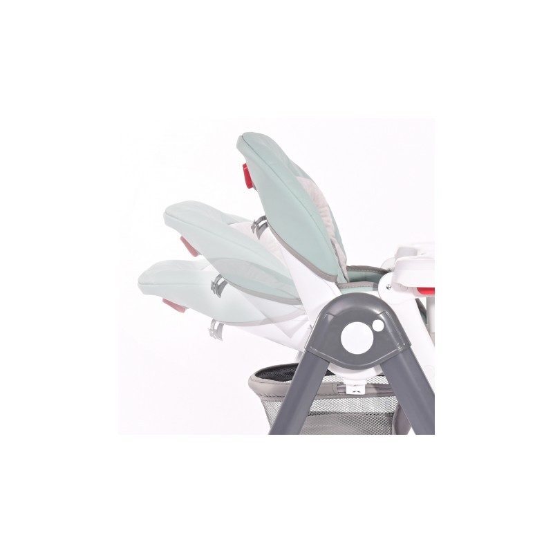 HIGH CHAIR PARTY ARCTIC BLUE LEATHER ΚΑΡΕΚΛΑ ΦΑΓΗΤΟΥ