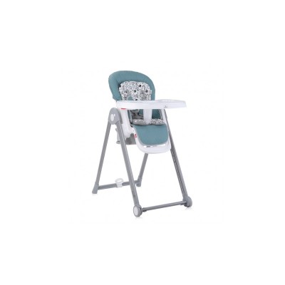 HIGH CHAIR PARTY ARCTIC BLUE LEATHER ΚΑΡΕΚΛΑ ΦΑΓΗΤΟΥ