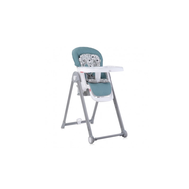 HIGH CHAIR PARTY ARCTIC BLUE LEATHER ΚΑΡΕΚΛΑ ΦΑΓΗΤΟΥ