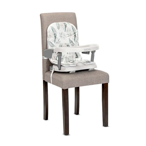 EGO PLUS GREY PARROTS PU LEATHER FEEDING CHAIR ΚΑΡΕΚΛΑ ΦΑΓΗΤΟΥ