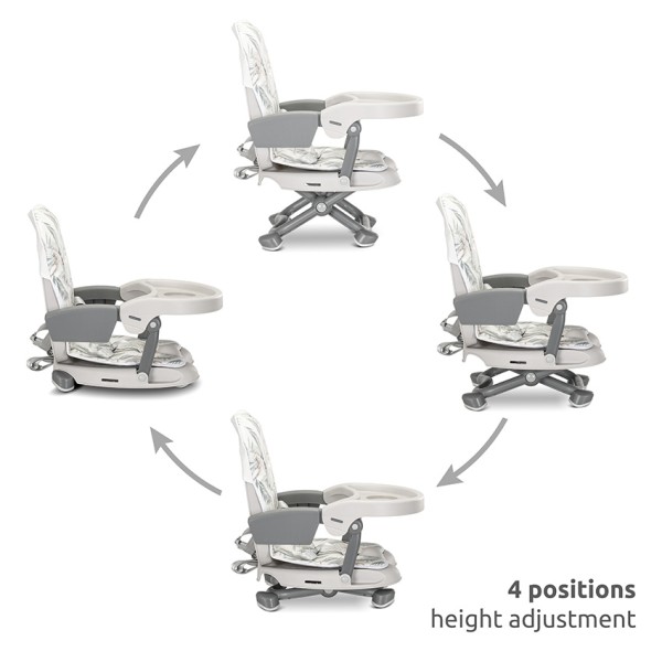 EGO PLUS GREY PARROTS PU LEATHER FEEDING CHAIR ΚΑΡΕΚΛΑ ΦΑΓΗΤΟΥ