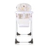DULCE WHITE TEDDY BEAR HIGH CHAIR ΚΑΡΕΚΛΑ ΦΑΓΗΤΟΥ