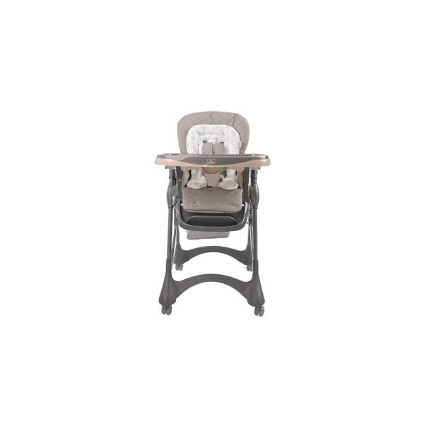 BELLISSIMO ALMOND BEIGE PU LEATHER HIGH CHAIR ΚΑΡΕΚΛΑ ΦΑΓΗΤΟΥ