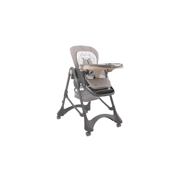 BELLISSIMO ALMOND BEIGE PU LEATHER HIGH CHAIR ΚΑΡΕΚΛΑ ΦΑΓΗΤΟΥ