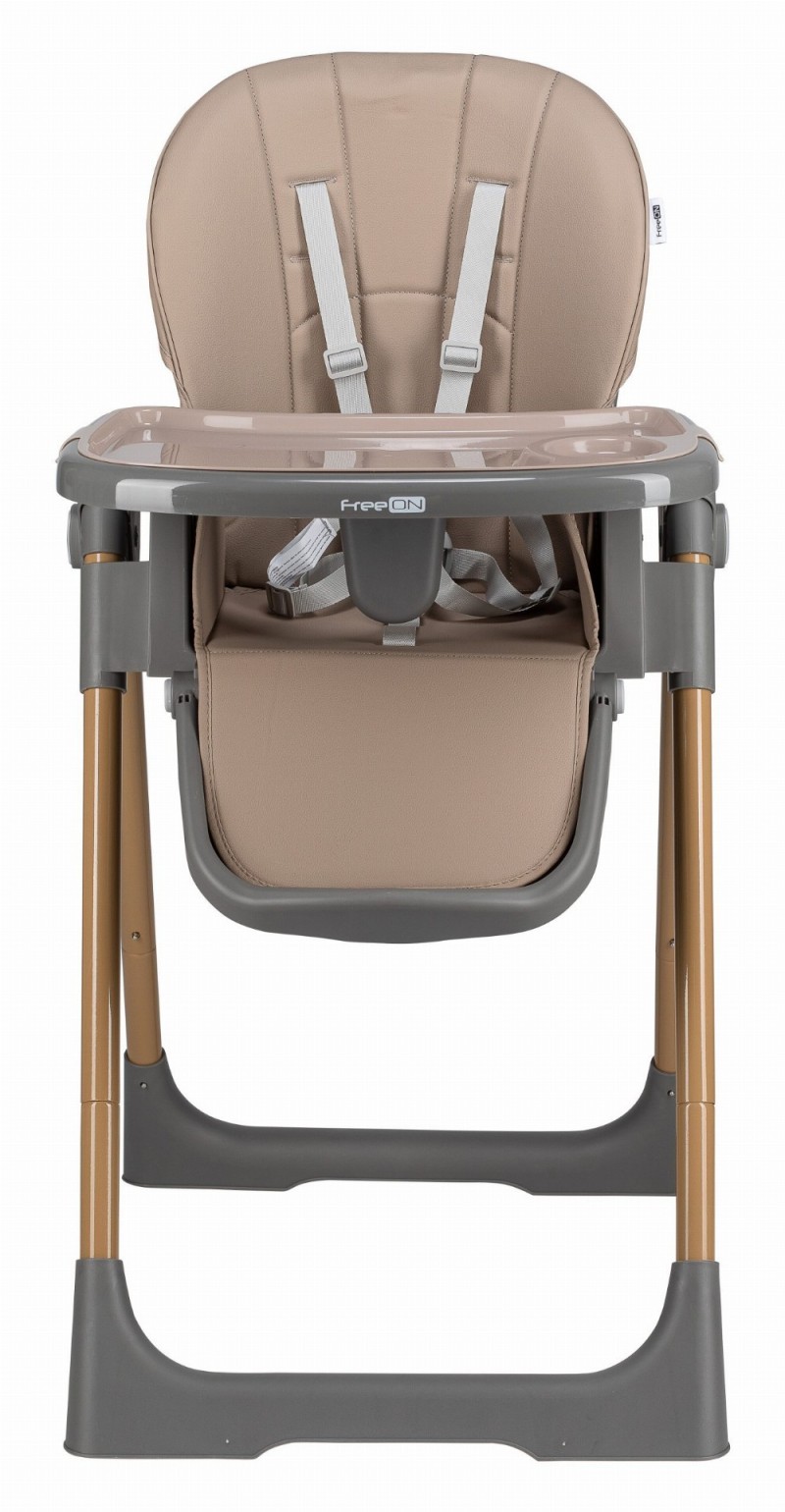 FREE ON KAI BROWN HIGH CHAIR ΚΑΡΕΚΛΑ ΦΑΓΗΤΟΥ
