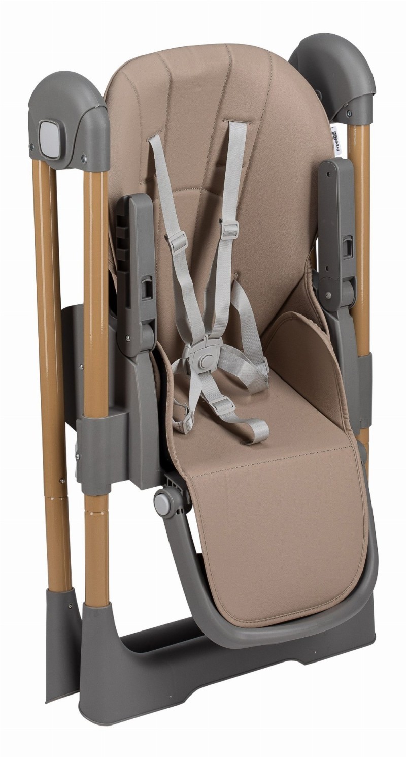 FREE ON KAI BROWN HIGH CHAIR ΚΑΡΕΚΛΑ ΦΑΓΗΤΟΥ