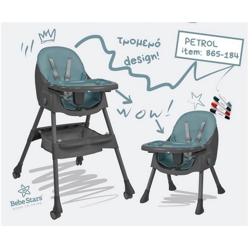 ΚΑΡΕΚΛΑ ΦΑΓΗΤΟΥ COMFY 2 IN 1 PETROL