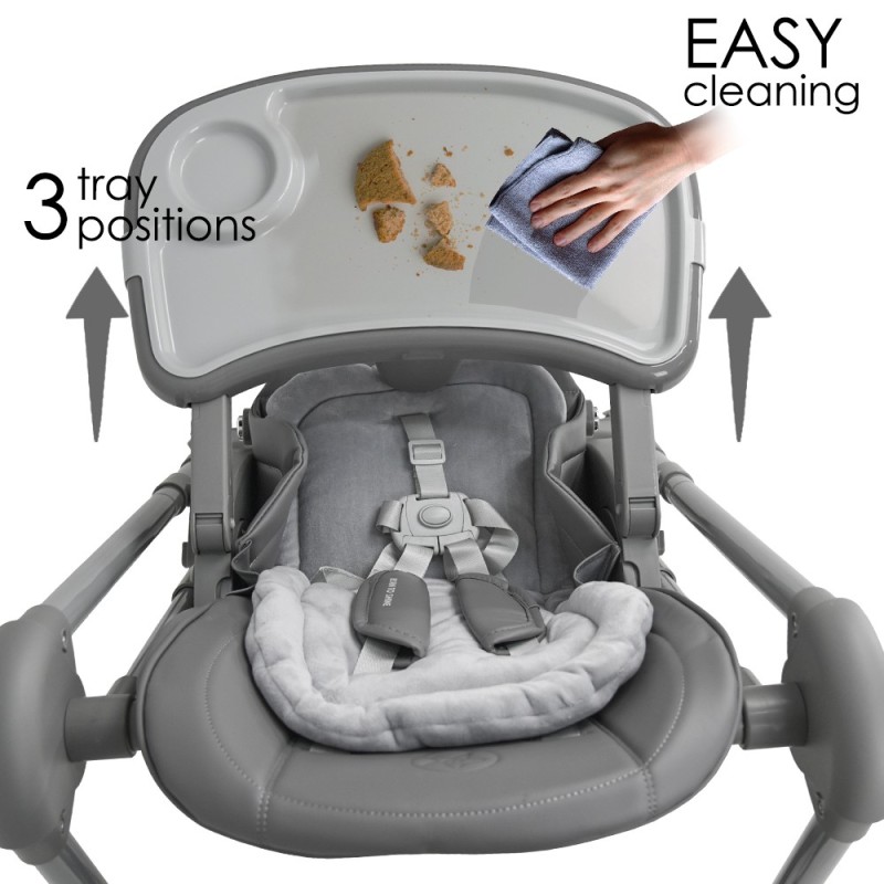 ΚΑΡΕΚΛΑΚΙ ΦΑΓΗΤΟΥ NUOVO 2IN1 GREY 186 ΚΑΡΕΚΛΑΚΙ ΦΑΓΗΤΟΥ NUOVO 2IN1 GREY 186