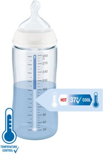 NUK ΜΠΙΜΠΕΡΟ PP 300ml ΣΙΛ/ΝΗΣ 2 TEMPERATURE CONTROL FIRST CHOICE NUK ΜΠΙΜΠΕΡΟ PP 300ml ΣΙΛ/ΝΗΣ 2 TEMPERATURE CONTROL FIRST CHOICE