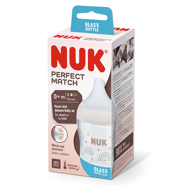 ΜΠΙΜΠΕΡΟ PERFECT ΓΥΑΛΙΝΟ 120ml (σιλK) TEMP. CONTROL
