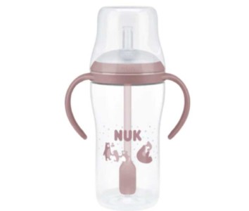 ΜΠΙΜΠΕΡΟ PERFECT ΜATCH PP 260ml  BEAR ΕΚΠΑΙΔ. ΜΕ ΚΑΛΑΜΑΚΙ ΣΙΛ 2 ΛΑΒΕΣ