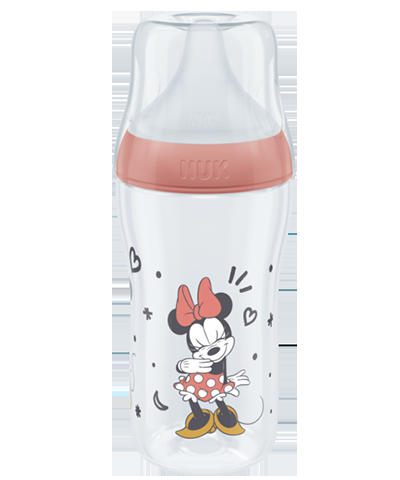 Μπιμπερό Πλαστικό Perfect Match PP 260ml Minnie Temperature Control