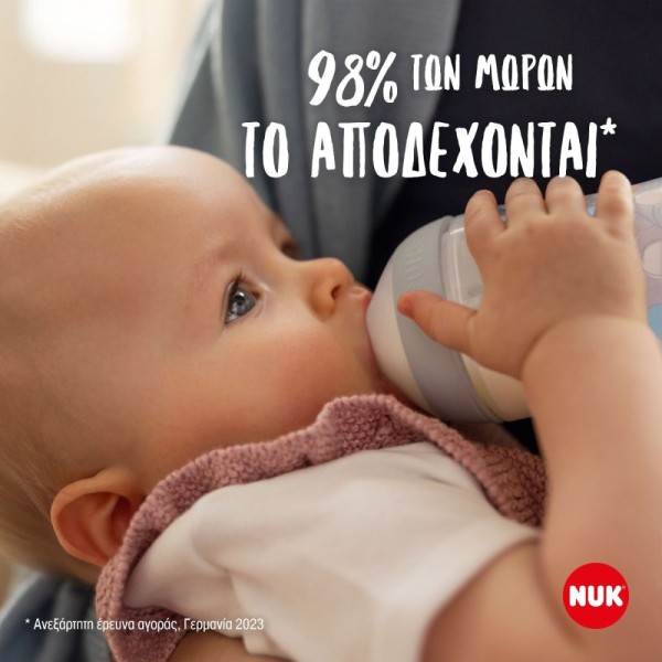 Μπιμπερό Πλαστικό Perfect Match PP 260ml Mickey Temperature Control