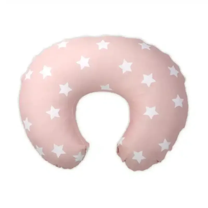 NURSING PILLOW HAPPY STARS PALE BLUSH ΜΑΞΙΛΑΡΙ ΘΗΛΑΣΜΟΥ