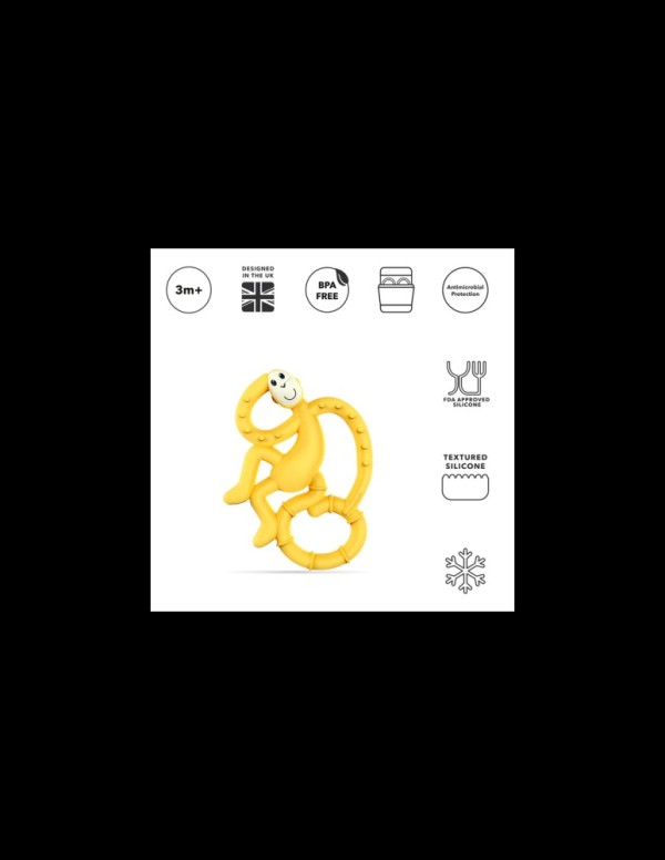 MONKEY TEETHER - YELLOW
