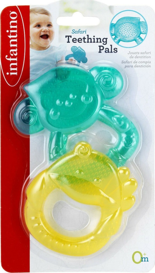 SAFARI TEETHING PALS (SET OF 2) ΕΠΙΛΟΓΗ ΧΡΩΜΑΤΟΣ - INFANTINO