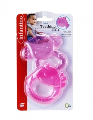 SAFARI TEETHING PALS (SET OF 2) ΕΠΙΛΟΓΗ ΧΡΩΜΑΤΟΣ - INFANTINO