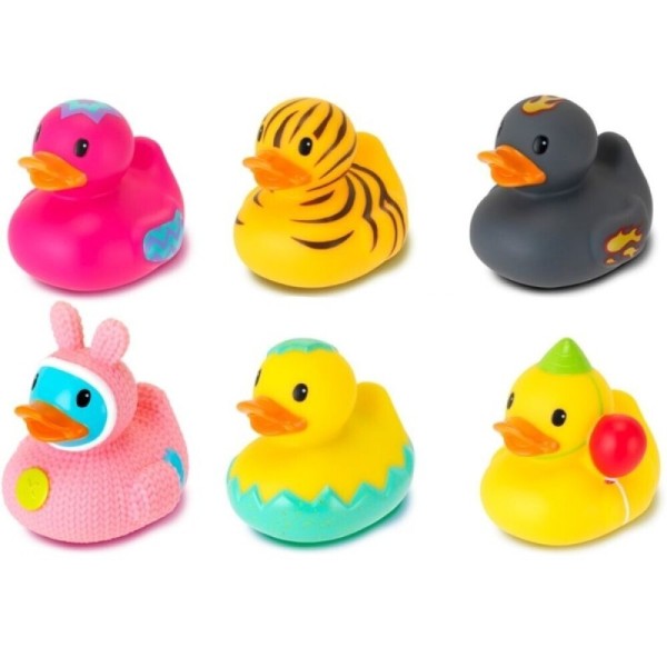 WATER DUCK ASSORTMENT ΠΑΠΑΚΙ ΜΠΑΝΙΟΥ 6 ΧΡΩΜΑΤΑ