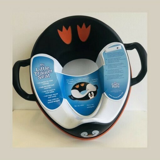 Μy Little Trainer Seat - Εκπαιδευτικό κάθισμα - Πιγκουϊνάκι άσπρο/μαύρο