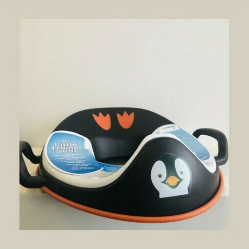 Μy Little Trainer Seat - Εκπαιδευτικό κάθισμα - Πιγκουϊνάκι άσπρο/μαύρο