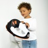 Μy Little Trainer Seat - Εκπαιδευτικό κάθισμα - Πιγκουϊνάκι άσπρο/μαύρο