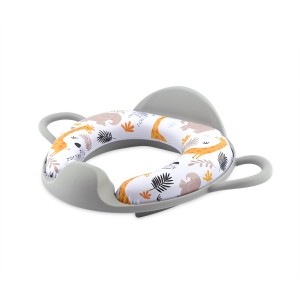 SOFT TRAINING SEAT WITH BACKREST BEIGE DOTS