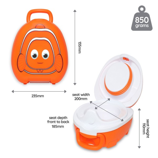 My Carry Potty Γιογιό - Ψαράκι πορτοκαλί My Carry Potty Γιογιό - Ψαράκι πορτοκαλί