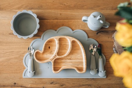 ΣΕΤ ΚΟΥΤΑΛΙ/ΠΙΡΟΥΝΙ/ΜΑΧΑΙΡΙ GREY CUTLERY SET