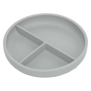FREE ON ΠΙΑΤΟ ΣΙΛΙΚΟΝΗΣ ΜΕ ΧΩΡΙΣΜΑΤΑ GREY BABY LED WEANING