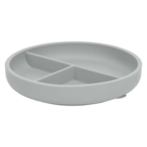 FREE ON ΠΙΑΤΟ ΣΙΛΙΚΟΝΗΣ ΜΕ ΧΩΡΙΣΜΑΤΑ GREY BABY LED WEANING
