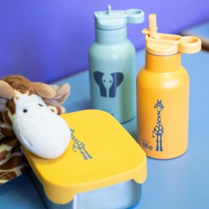 ΦΑΓΗΤΟΔΟΧΕΙΟ ΜΕ ΚΑΠΑΚΙ ΣΙΛΙΚΟΝΗΣ 800ML - GIRAFFE