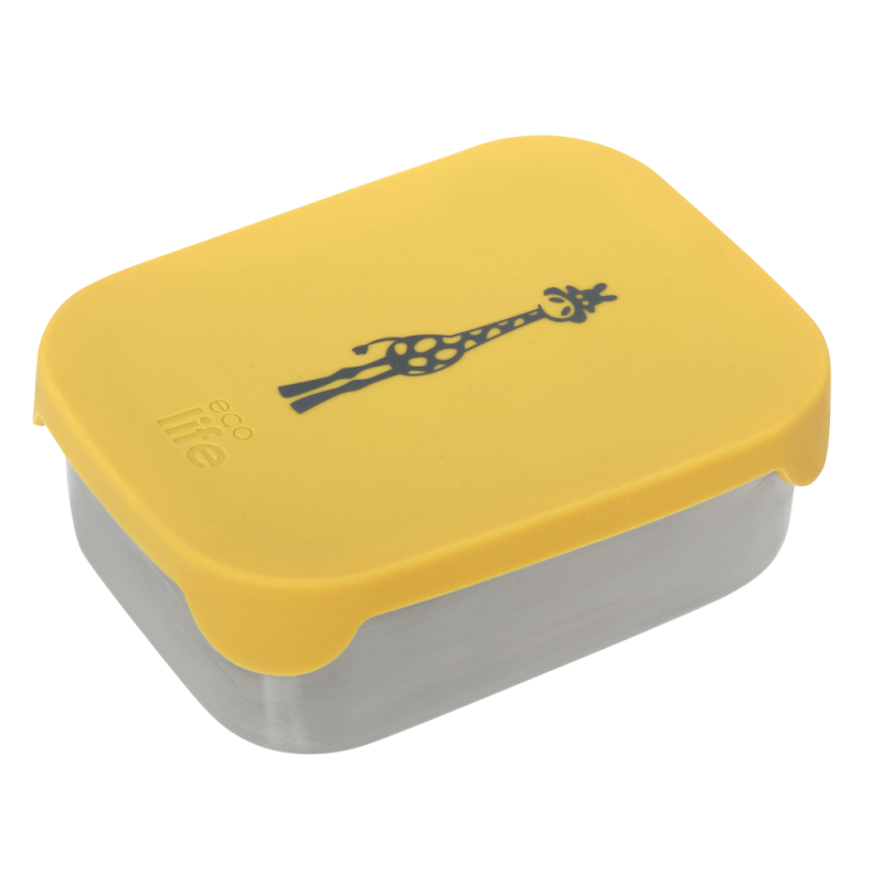 ΦΑΓΗΤΟΔΟΧΕΙΟ ΜΕ ΚΑΠΑΚΙ ΣΙΛΙΚΟΝΗΣ 800ML - GIRAFFE