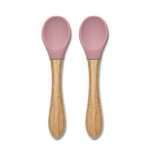 ΣΕΤ 2 ΤΕΜ ΚΟΥΤΑΛΑΚΙΑ ΣΙΛΙΚΟΝΗΣ BAMBOO NATURAL DEEP PINK