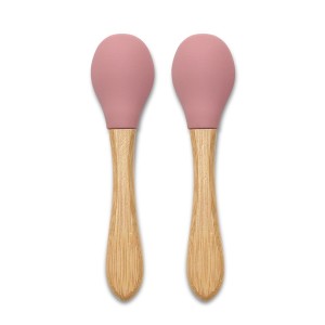 ΣΕΤ 2 ΤΕΜ ΚΟΥΤΑΛΑΚΙΑ ΣΙΛΙΚΟΝΗΣ BAMBOO NATURAL DEEP PINK ΣΕΤ 2 ΤΕΜ ΚΟΥΤΑΛΑΚΙΑ ΣΙΛΙΚΟΝΗΣ BAMBOO NATURAL DEEP PINK
