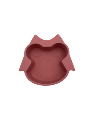 Olive the Owl – Silicone BowlΡΟΖ
