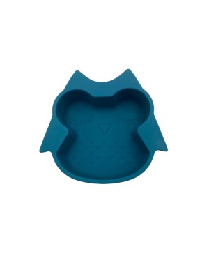 Olive the Owl – Silicone Bowl ΜΠΛΕ