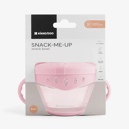 Μπολ τροφίμων Snack-me-up Ροζ