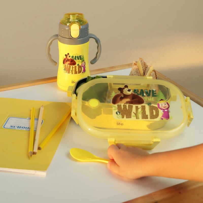 FOOD CONTAINER 'MASHA -SAVE THE WILD' 900ML