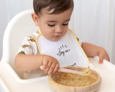 Κουταλάκι Σιλικόνης Βήμα 1ο Ροζ 6+Μ - Kiokids