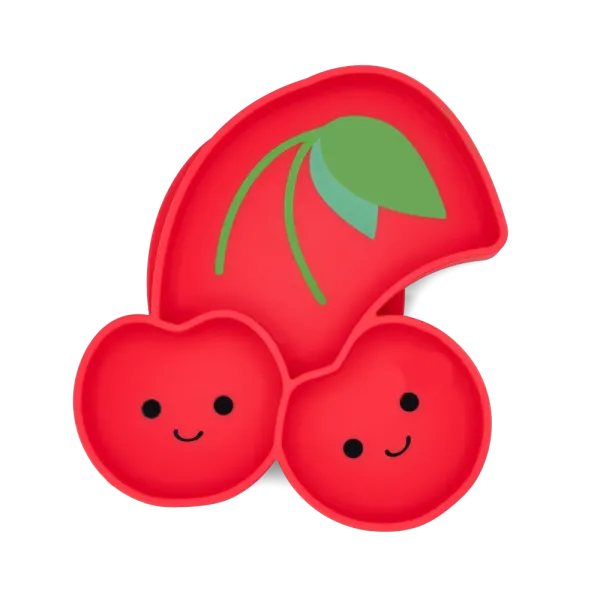 Πιάτο σιλικόνης με βεντούζα Cherry
