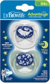 DR.B.PA12004 ΠΙΠΙΛΕΣ ADVANTAGE ΝΥΧΤΟΣ ΜΠΛΕ 0-6M 2ΤΜΧ