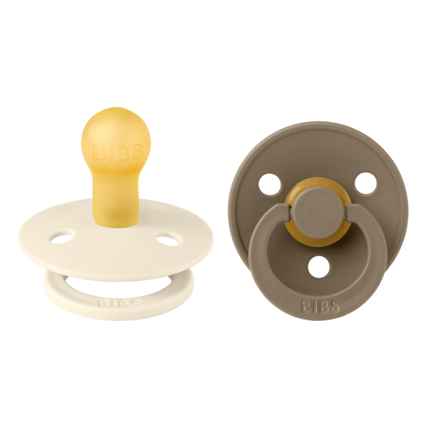 BIBS ΠΙΠΙΛΕΣ COLOUR 2ΤΜΧ LATEX No1 IVORY/DARK OAK